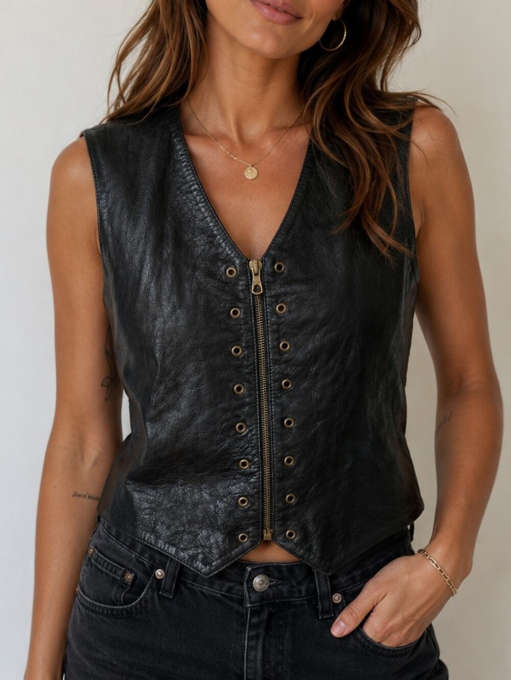 Versace Vintage Ladies Versace Vest - Picture 1 of 10